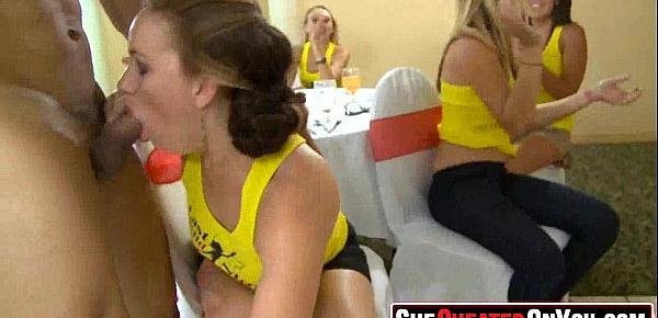  17 Party girls fucking at club with strippers 12